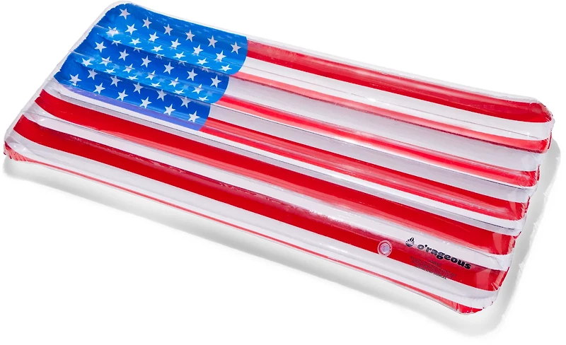 O'Rageous Adults' Americana Lounge Pool Float
