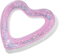 O'Rageous Adults' Glitter Heart Pool Tube