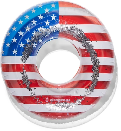 O'Rageous Adults' 48 in Americana Glitter Pool Tube