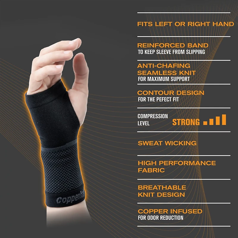 Copper Fit Elite Wrist Sleeve