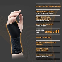 Copper Fit Elite Wrist Sleeve