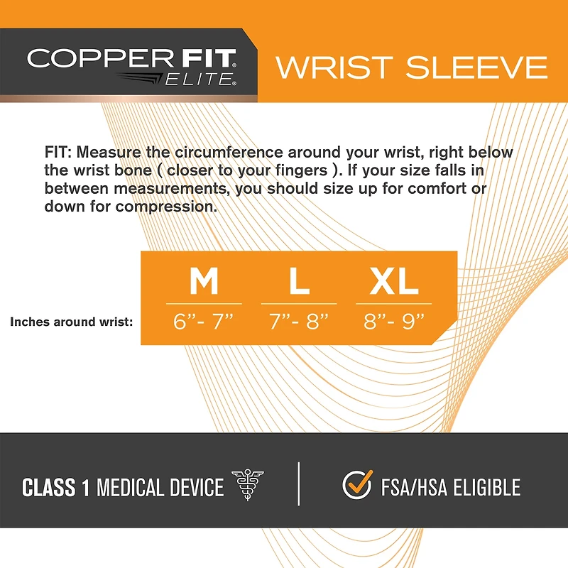 Copper Fit Elite Wrist Sleeve
