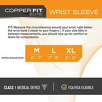 Copper Fit Elite Wrist Sleeve