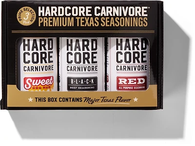 Hardcore Carnivore Prime Selection Seasoning 3-Pack