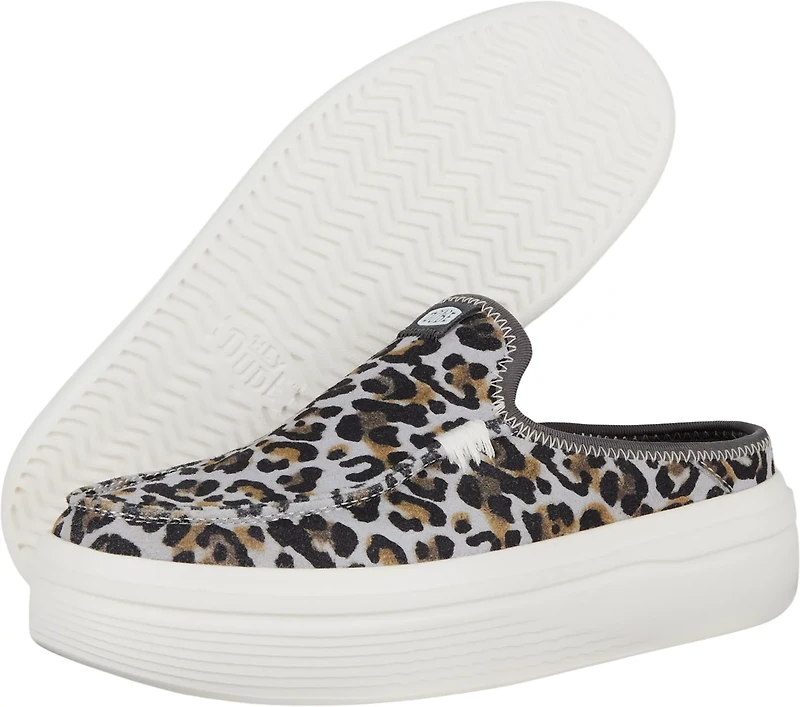 HEYDUDE Women's Wendy Austin Lift Classic Leopard Slip-on Shoes