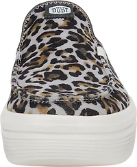 HEYDUDE Women's Wendy Austin Lift Classic Leopard Slip-on Shoes