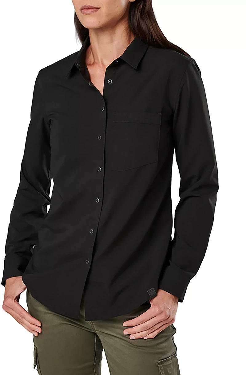 5.11 Tactical Women's Liberty Flex Solid Long Sleeve Shirt
