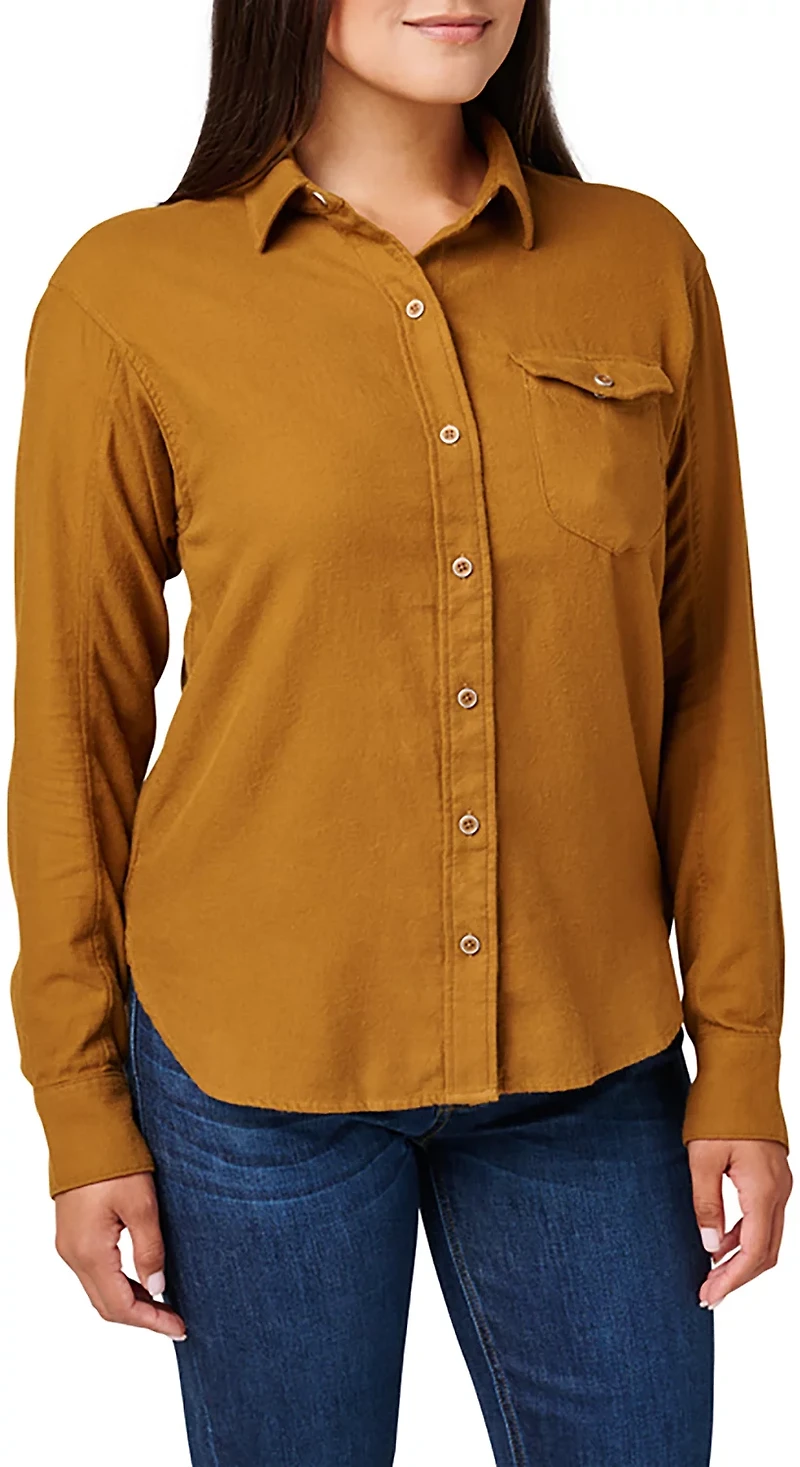 5.11 Tactical Women's Brianna Solid Flannel Long Sleeve Shirt