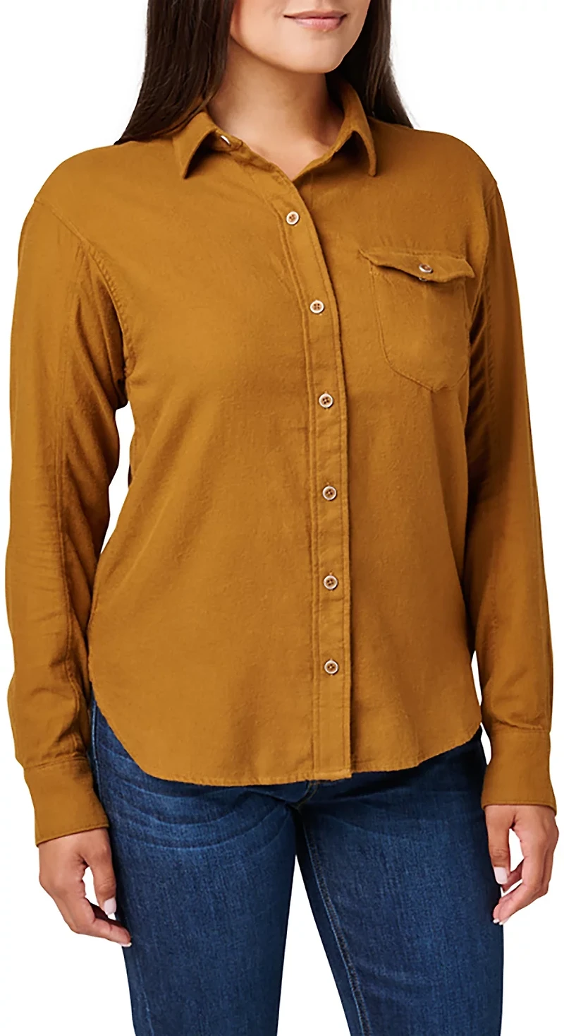 5.11 Tactical Women's Brianna Solid Flannel Long Sleeve Shirt