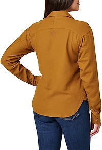 5.11 Tactical Women's Brianna Solid Flannel Long Sleeve Shirt