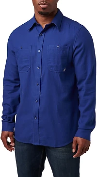 5.11 Tactical Men's Silverwood Flannel Solid Long Sleeve Shirt