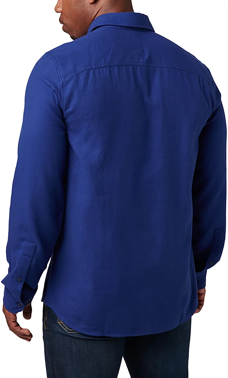 5.11 Tactical Men's Silverwood Flannel Solid Long Sleeve Shirt