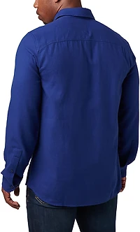 5.11 Tactical Men's Silverwood Flannel Solid Long Sleeve Shirt