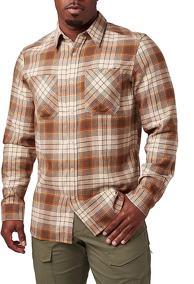 5.11 Tactical Men's Silverwood Flannel Plaid Long Sleeve Shirt