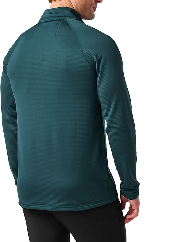Veste Polaire Magellan Pour Homme – Taille L – Verte – Quart Zip – UPF 30