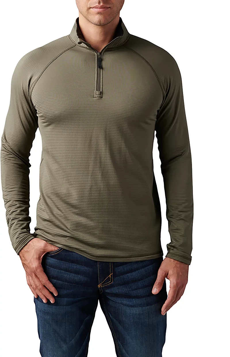 5.11 Tactical Men's Stratos 1/4 Zip Long Sleeve Pullover