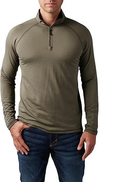 5.11 Tactical Men's Stratos 1/4 Zip Long Sleeve Pullover