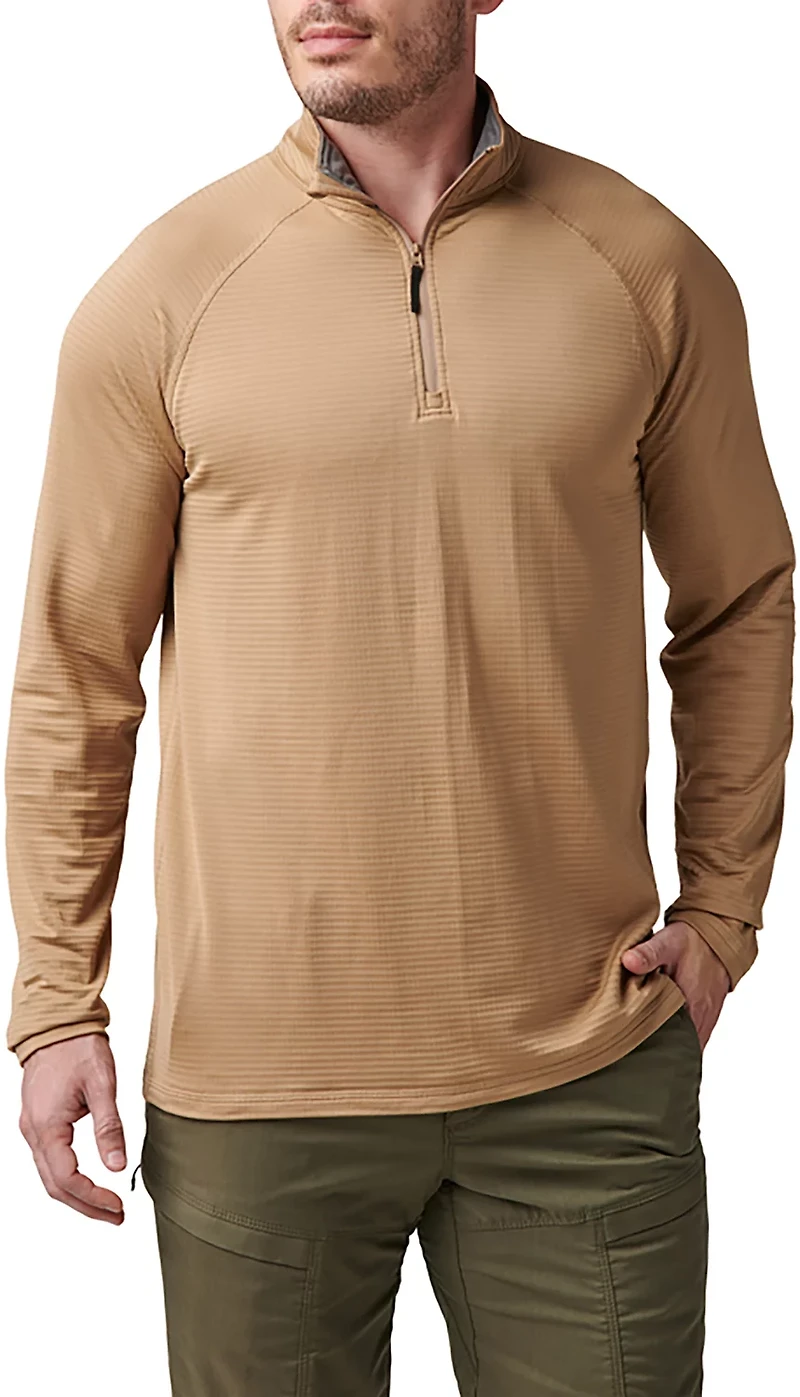5.11 Tactical Men's Stratos 1/4 Zip Long Sleeve Pullover