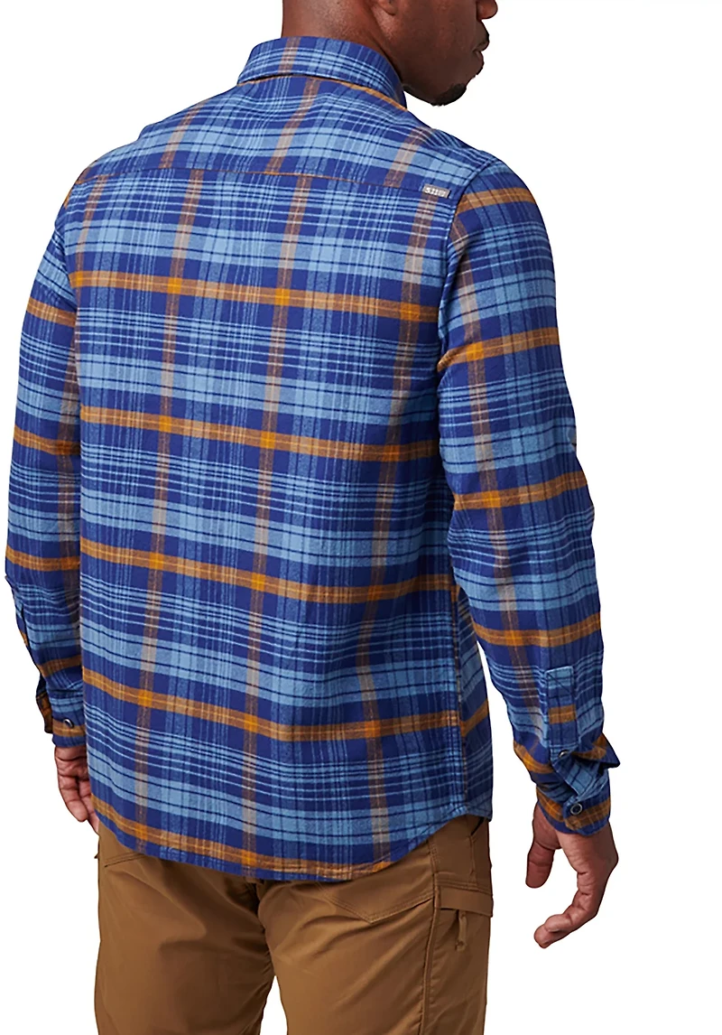 5.11 Tactical Men's Lester Heavy Weight Flannel Plaid Long Sleeve Shirt
