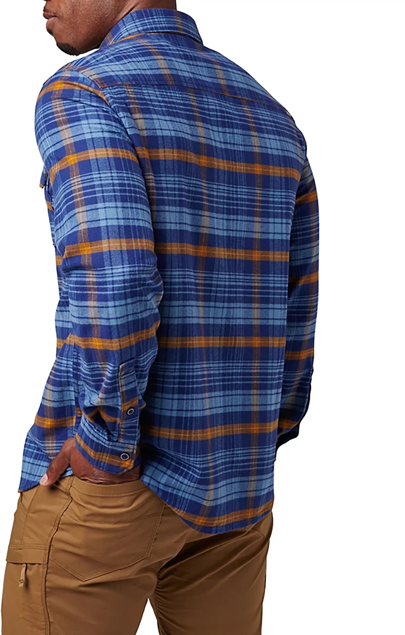5.11 Tactical Men's Lester Heavy Weight Flannel Plaid Long Sleeve Shirt