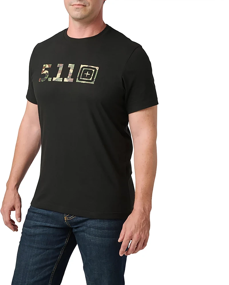 5.11 Tactical Men's Woodland Camo Fill Short Sleeve Shirt