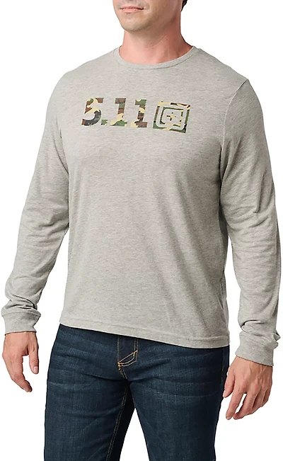 5.11 Tactical Men's Woodland Camo Fill Long Sleeve Shirt