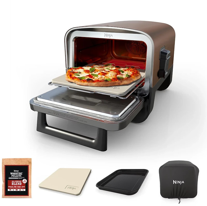 Ninja Woodfire Pizza Oven, 6-in-1 outdoor oven