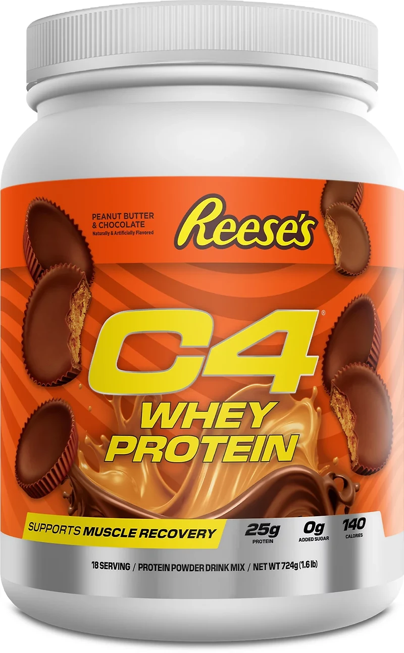 C4 Performance Energy Reese's Piece's Whey Protein Powder