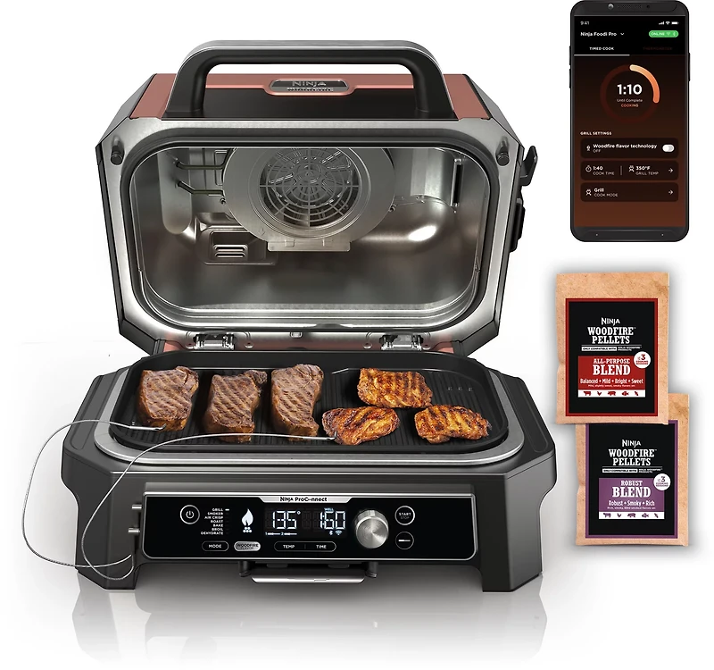 Ninja Woodfire ProConnect Premium XL Outdoor Grill and Smoker