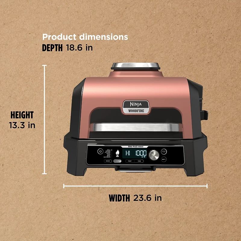 Ninja Woodfire ProConnect Premium XL Outdoor Grill and Smoker