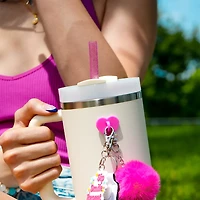 CharCharms 30 oz Glitter Straws 6-Pack