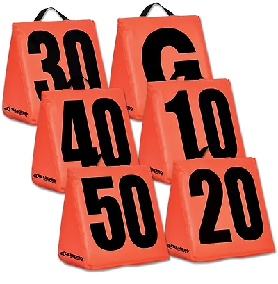 Champro Solid Weighted Football Yard Markers - 11 Piece