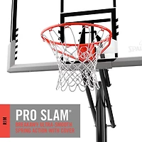 Spalding Pro Glide 54 in Inground Acrylic Basketball Hoop