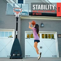 Spalding Accuglide 54 in Portable Acrylic Basketball Hoop