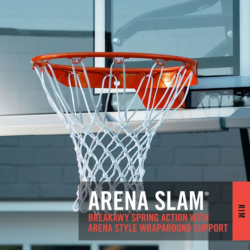 Spalding Accuglide 54 in Portable Acrylic Basketball Hoop