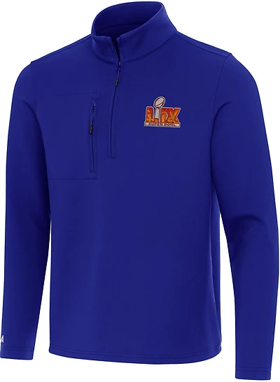 Antigua Men's NFL Super Bowl LIX Insider 1/4 Zip Pullover