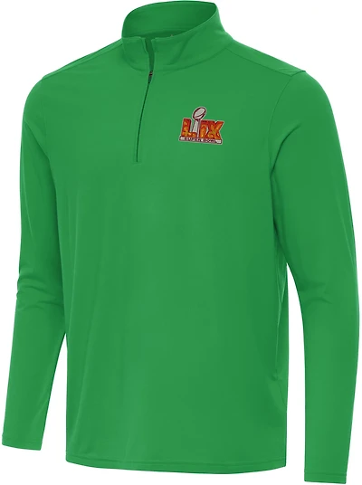 Antigua Men's NFL Super Bowl LIX Intent 1/4 Zip Pullover