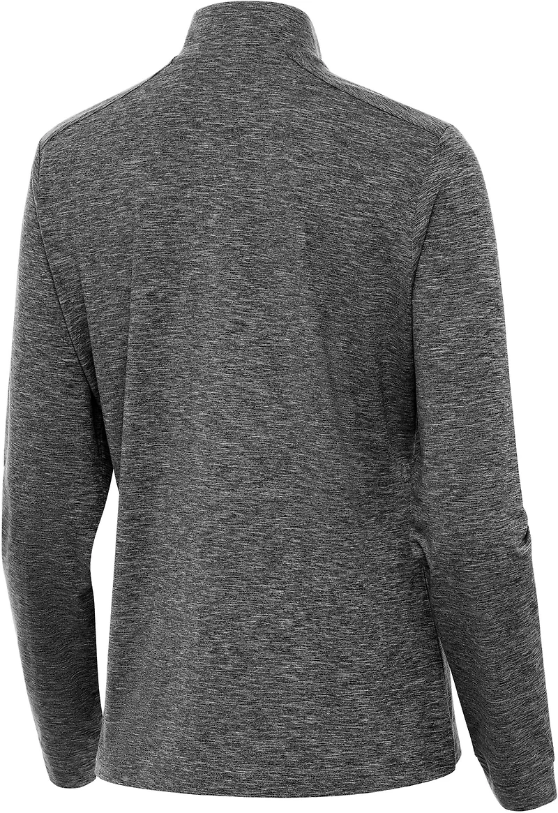 Antigua Women's NFL Super Bowl LIX Mentor Long-Sleeve 1/4 Zip Mock Polo