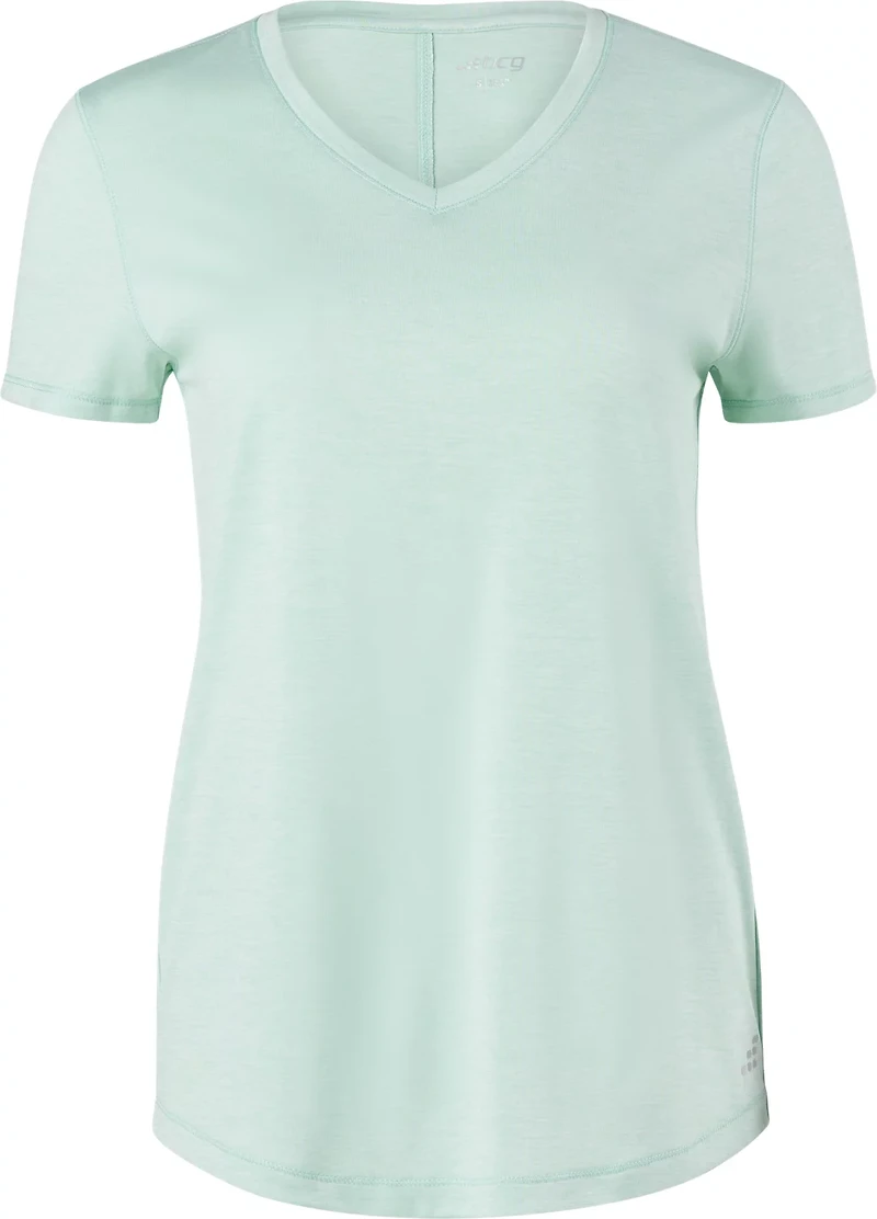 BCG Women's Turbo Melange V-neck T-shirt