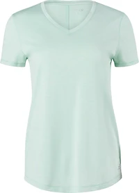 BCG Women's Turbo Melange V-neck T-shirt