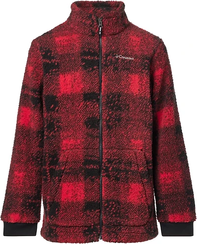 Columbia Sportswear Boy's Rugged Ridge II Printed Sherpa Full-Zip Jacket