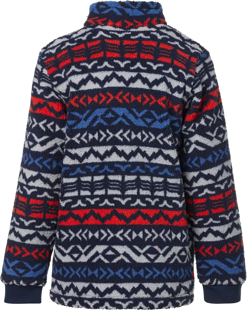 Columbia Sportswear Boy's Rugged Ridge II Printed Sherpa Full-Zip Jacket