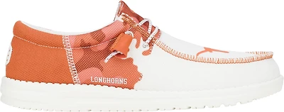 HEYDUDE Men's Wally NCAA University of Texas Slip-on Shoes