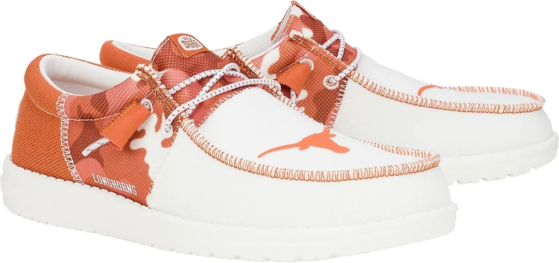 HEYDUDE Men's Wally NCAA University of Texas Slip-on Shoes