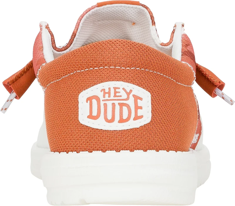 HEYDUDE Men's Wally NCAA University of Texas Slip-on Shoes