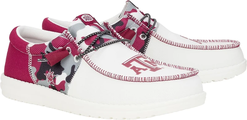 HEYDUDE Men's Wally NCAA Texas A&M University Slip-on Shoes