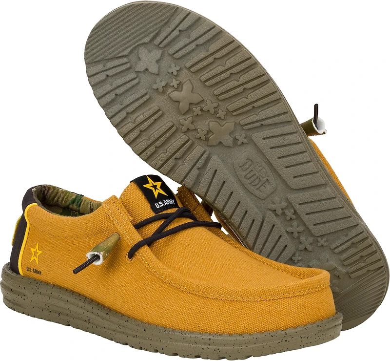 HEYDUDE Men's Wally Energy US Army Slip-on Shoes