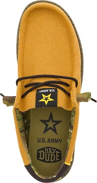 HEYDUDE Men's Wally Energy US Army Slip-on Shoes