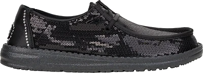 HEYDUDE Women's Wendy Disco Sequin Slip-on Shoes