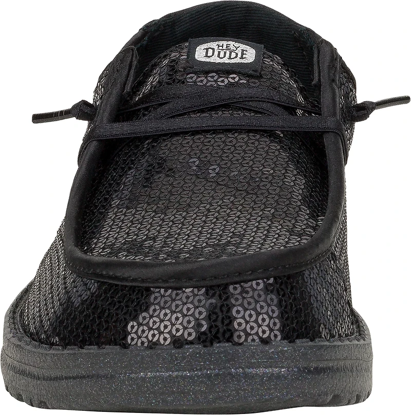 HEYDUDE Women's Wendy Disco Sequin Slip-on Shoes